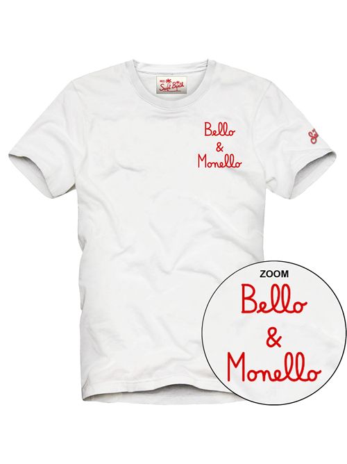 T-shirt Portofino Jr Bello e monello SAINT BARTH | PORTOFINO JR BELLO MONELLO 01BIANCO